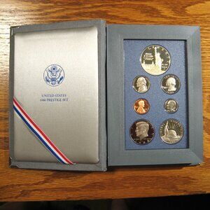 UNITED STATES MINT PROOF 1986 PRESTIGE SET